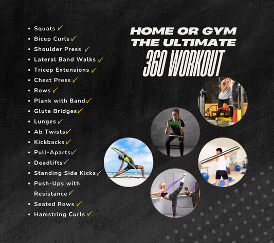 Zeal Premium Resistance Bands Workout for Home-Gym