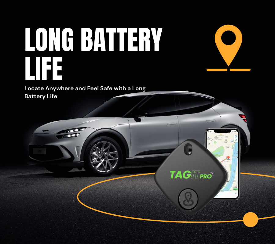 TagIt Pro™ – Best Bluetooth 5.2 GPS Tracker for Car, Luggage, Keys & Pets (2025 Edition)