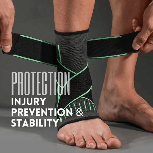 Pressurized Ankle Support Brace - Elastic Foot Strap for Fitness and Sports Activities (1Pcs)